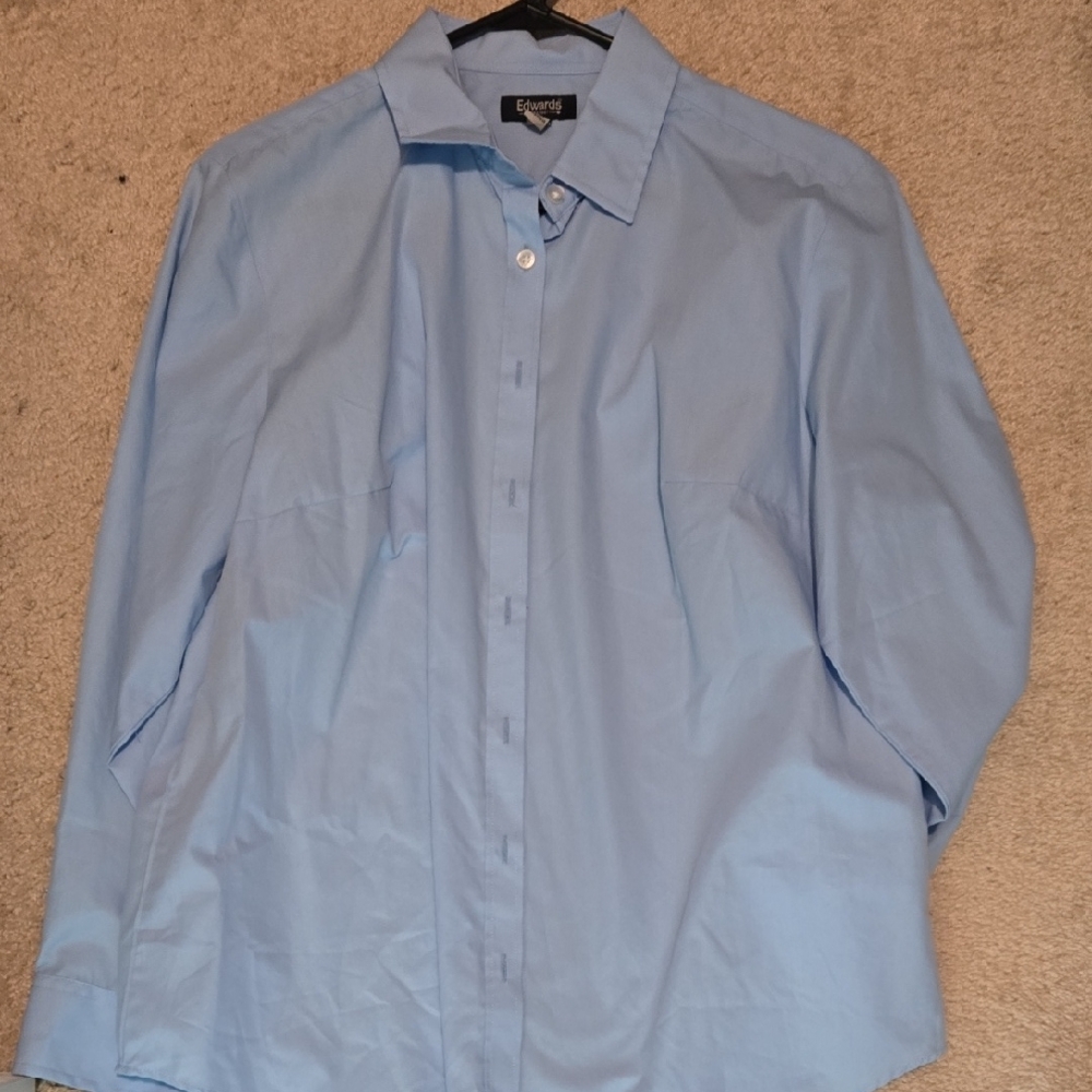 Banana Republic Blue Dress Shirt Classic Cotton